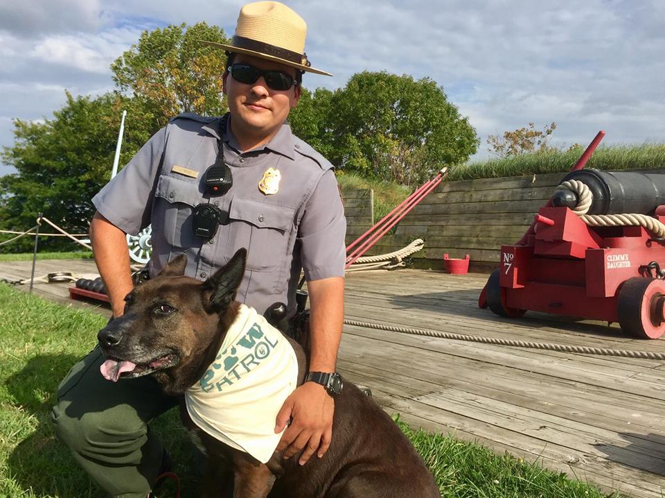 Dogs take over the Fort McHenry National Monument & Historic Shrine