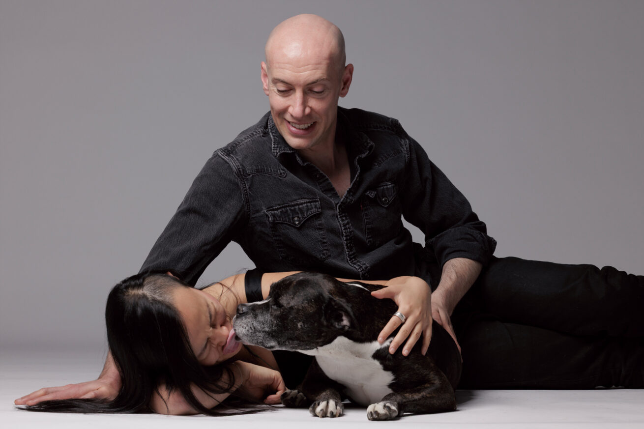 dog-friendly studio family portrait photographer in Baltimore, Maryland